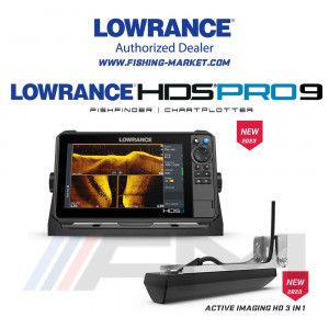LOWRANCE HDS PRO 9 Combo - Цветен сонар с GPS и Active Imaging HD 3 в 1 сонда / BG Menu
